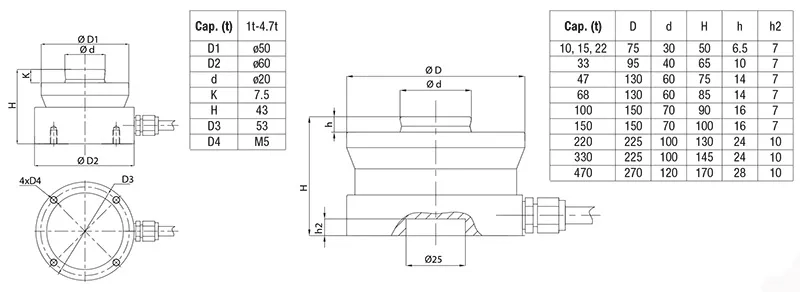 BAYKON BR110/BR110S Ring Type Load Cell photo 2