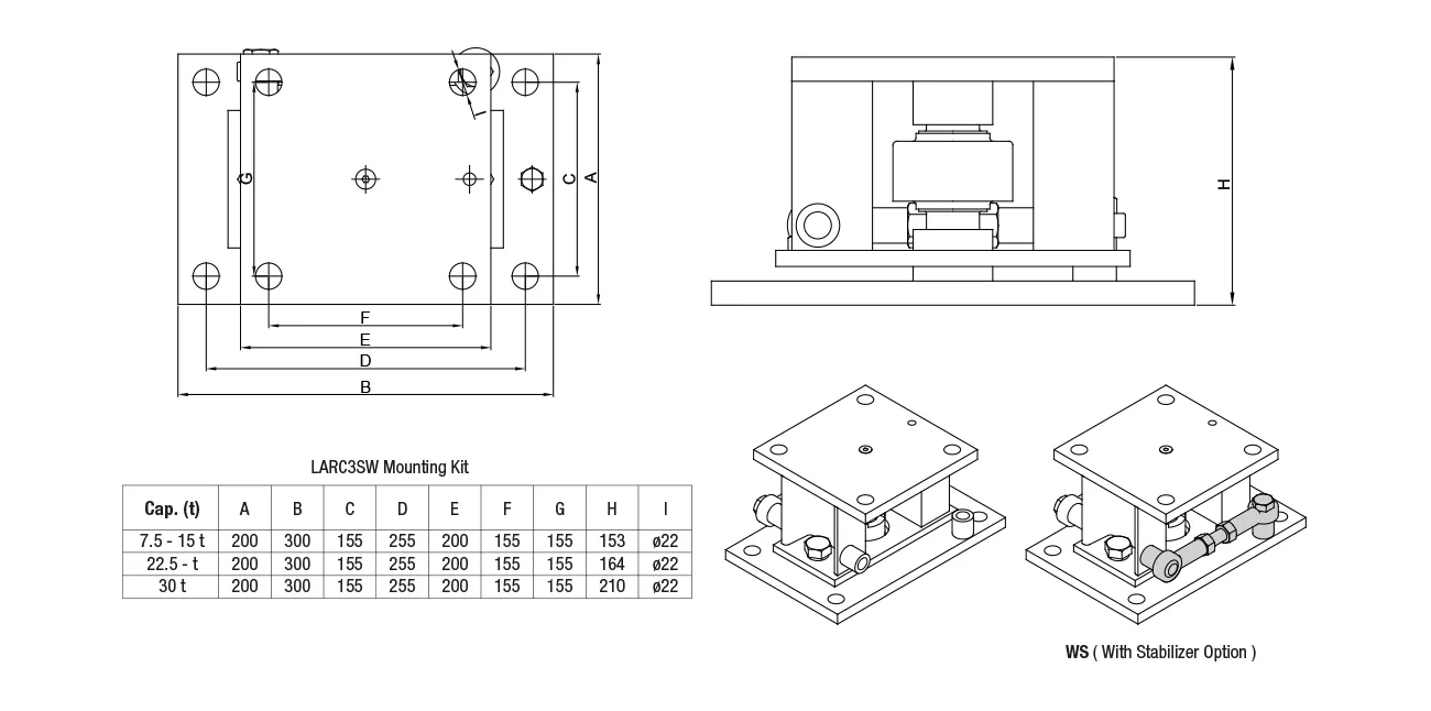 BAYKON LARC3SW Weigh Module for Compression Type photo 3