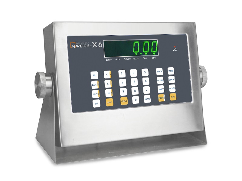 HiWEIGH X6 Stainless Steel Truck Scale Indicator