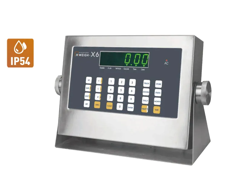 HiWEIGH X6 Stainless Steel Truck Scale Indicator photo 3